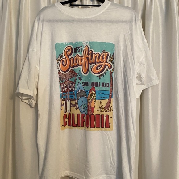 Long Oversized Graphic Tee - Picture 1 of 1